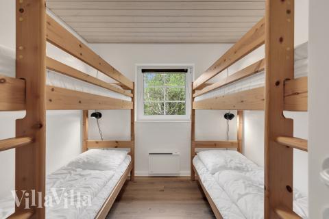 Det finns 12 sovplatser i lyxstuga nr 574