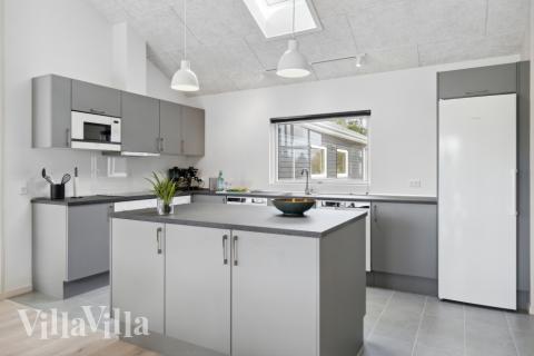 Köket i lyxstuga nr 577 är generöst inrett.