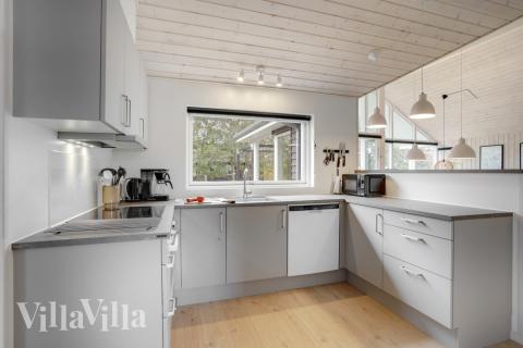 Köket i lyxstuga nr 578 är generöst inrett.