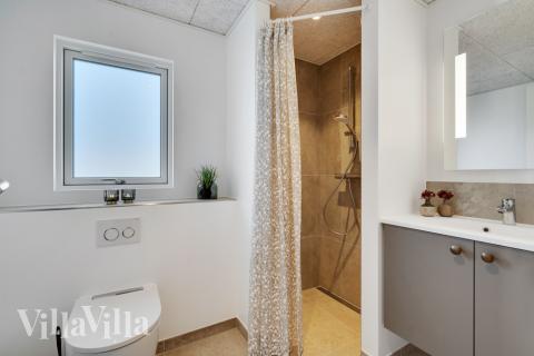 Ett av badrummen i lyxstuga nr 560