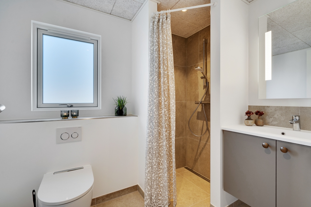 Ett av badrummen i lyxstuga nr 560