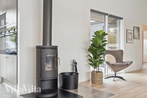 När ni besöker lyxhus nr 579 kan ni mysa tillsammans i sofforna.