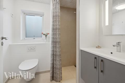 Ett av badrummen i lyxstuga nr 600