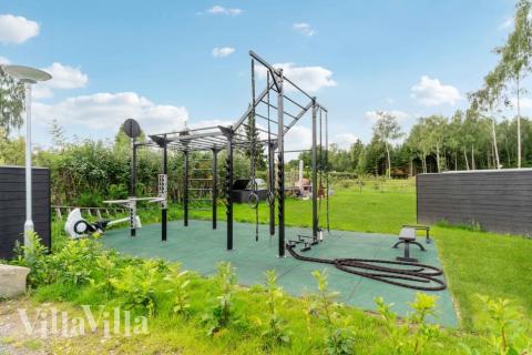 Stort utbud av utomhusaktiviteter vid lyxhus nr 582 i  Nordsjälland.