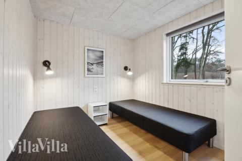 Ett av de 7 utmärkta sovrummen i lyxstuga nr 752 i Tyskland.