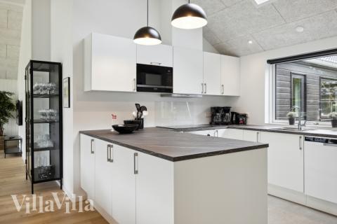 Köket i lyxstuga nr 755 är generöst inrett.