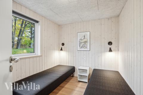 Ett av de 9 utmärkta sovrummen i lyxstuga nr 758 i Tyskland.