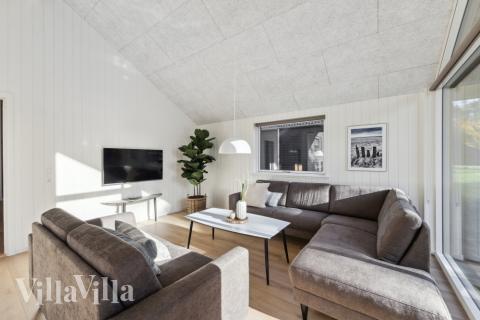 Soffhörnan i lyxstuga 759 i Tyskland.