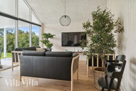 Soffhörnan i lyxstuga 588 i Lolland/Falster/Møn.