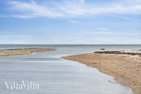Området kring Østjylland där lyxhus nr 606 ligger.