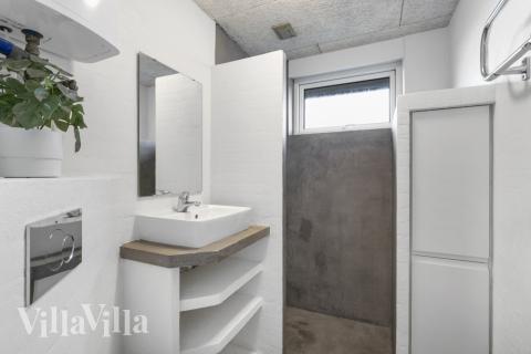 Ett av badrummen i lyxstuga nr 613