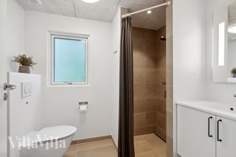 Ett av badrummen i lyxstuga nr 616