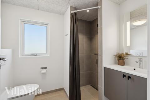 Ett av badrummen i lyxstuga nr 618