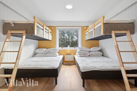 Det finns 15 sovplatser i lyxstuga nr 623