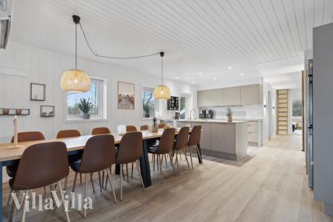 Lyxstuga nr 623 har ett fantastiskt vardagsrum.