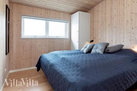 Ett av de 5 utmärkta sovrummen i lyxstuga nr 626 i Lolland/Falster/Møn.