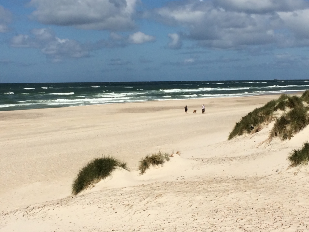 Stranden i närheten av lyxhus 627.