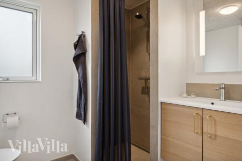 Ett av badrummen i lyxstuga nr 634