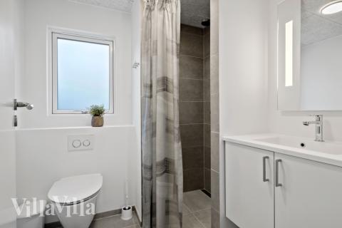 Ett av badrummen i lyxstuga nr 638