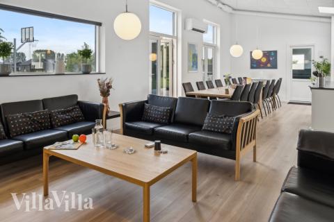 Soffhörnan i lyxstuga 642 i Lolland/Falster/Møn.