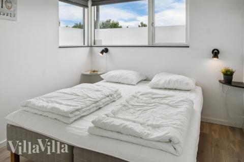 Ett av de 6 utmärkta sovrummen i lyxstuga nr 642 i Lolland/Falster/Møn.