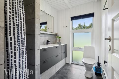 Ett av badrummen i lyxstuga nr 643