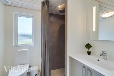 Ett av badrummen i lyxstuga nr 830