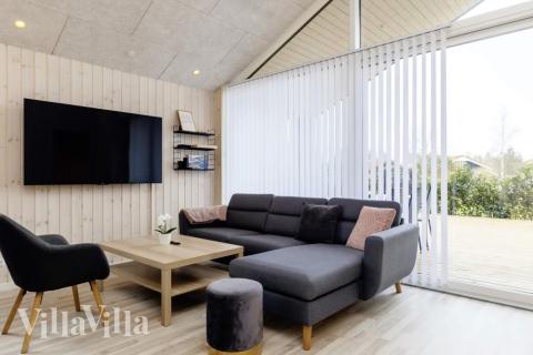 Soffhörnan i lyxstuga 650 i Lolland/Falster/Møn.