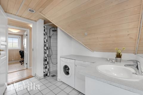 Ett av badrummen i lyxstuga nr 675