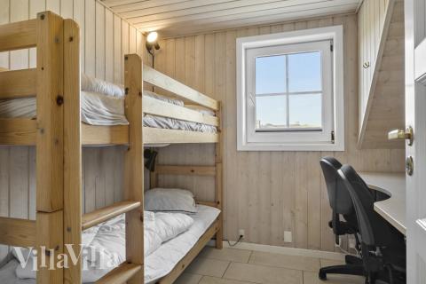 Sovrum i lyxstuga nr 675 i Vestjylland