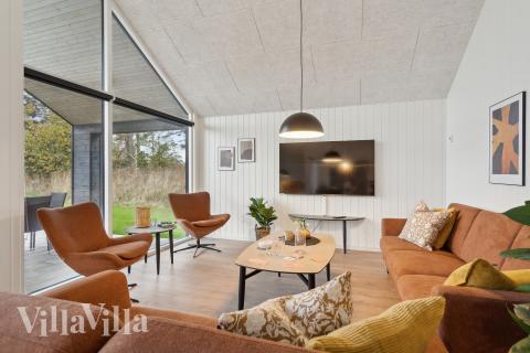 Soffhörnan i lyxstuga 647 i Fyn och öar.