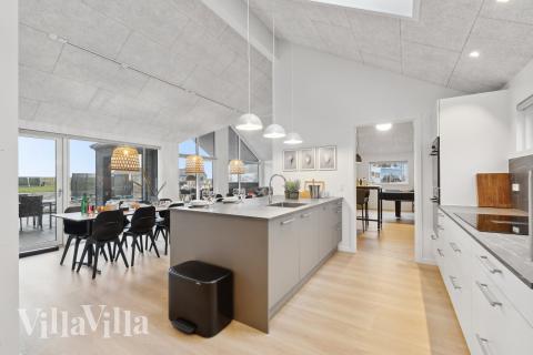 Välinrett kök i lyxstuga nr 630 i Fyn och öar.