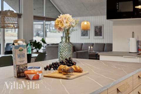 Köket i lyxstuga nr 662 är generöst inrett.