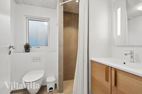 Ett av badrummen i lyxstuga nr 662