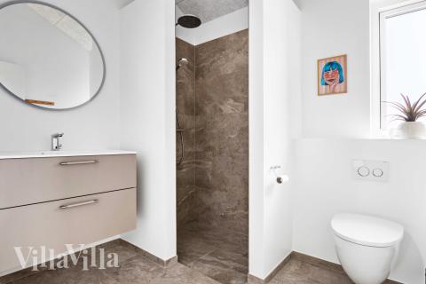 Ett av badrummen i lyxstuga nr 682