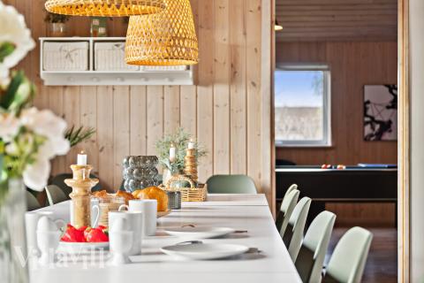 Lyxstuga nr 220 har ett fantastiskt vardagsrum.