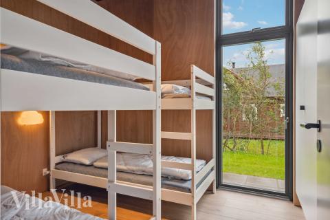 Det finns 18 sovplatser i lyxstuga nr 684