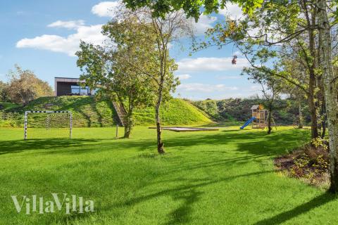 Stort utbud av utomhusaktiviteter vid lyxhus nr 684 i  Limfjorden.