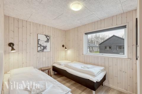 Ett av de 5 utmärkta sovrummen i lyxstuga nr 768 i Tyskland.