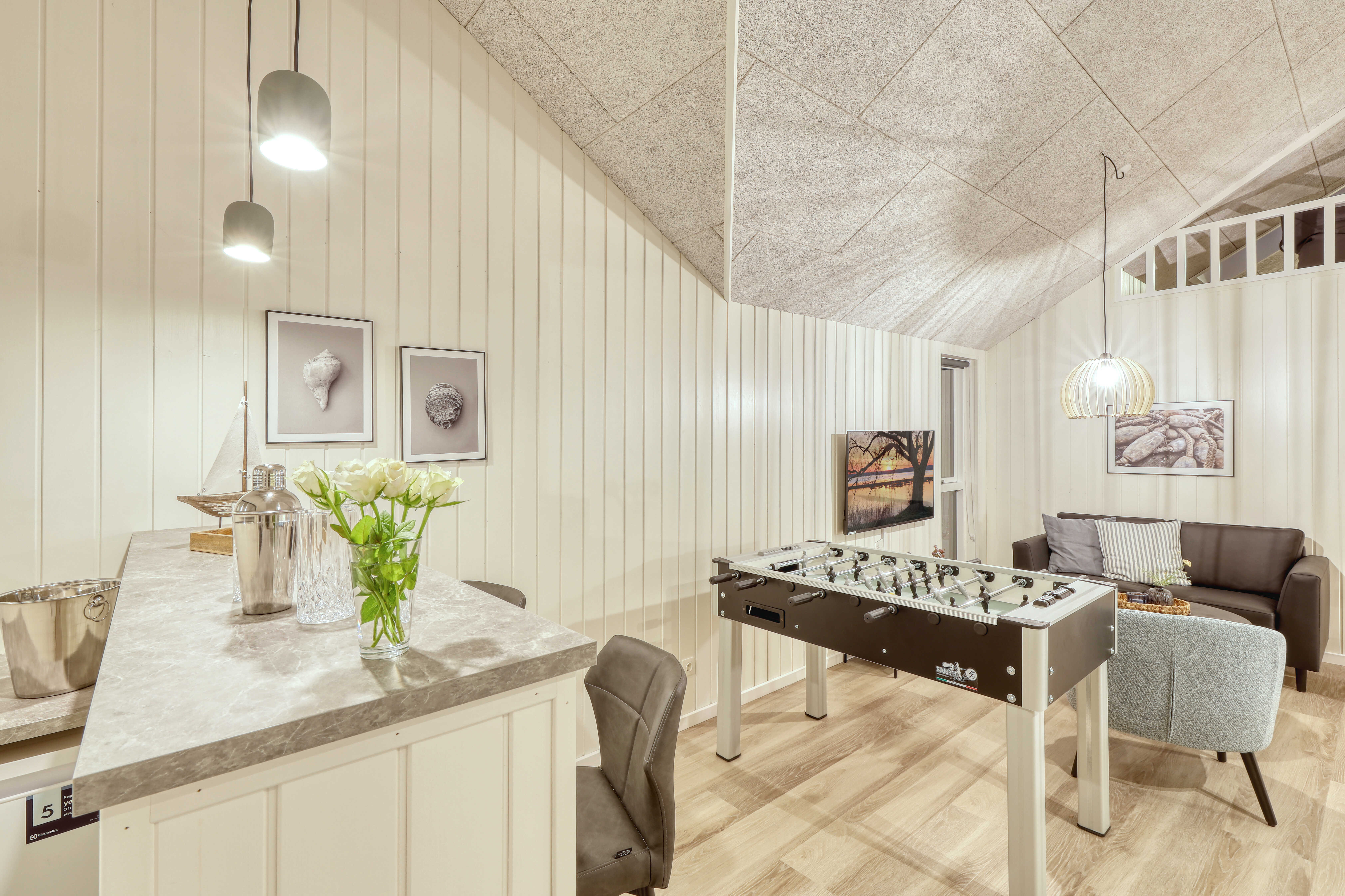 Tävla i sommarhusets aktivitetsrum när ni besöker lyxhus nr 761 i Tyskland.