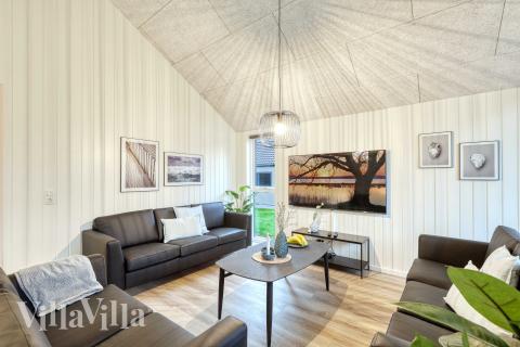 Soffhörnan i lyxstuga 762 i Tyskland.