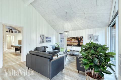 Soffhörnan i lyxstuga 763 i Tyskland.