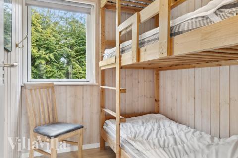 Sovrum i lyxstuga nr 681 i Nordsjälland