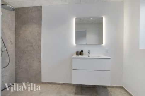 Ett av badrummen i lyxstuga nr 692