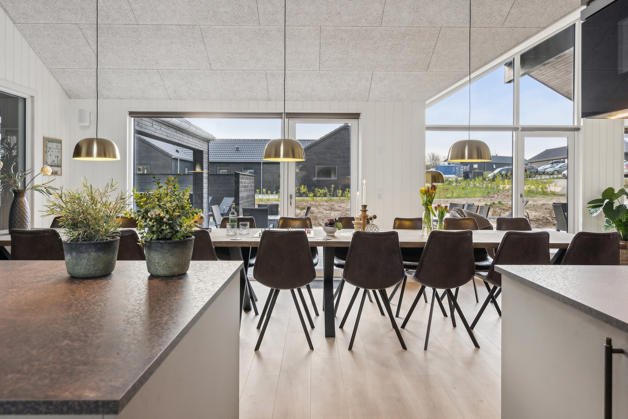 Välinrett kök i lyxstuga nr 663 i Sydjylland.