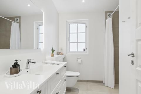 Ett av badrummen i lyxstuga nr 693