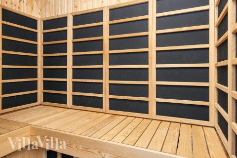 Njut av bastuvärmen i lyxstuga nr 690 för 20 personer