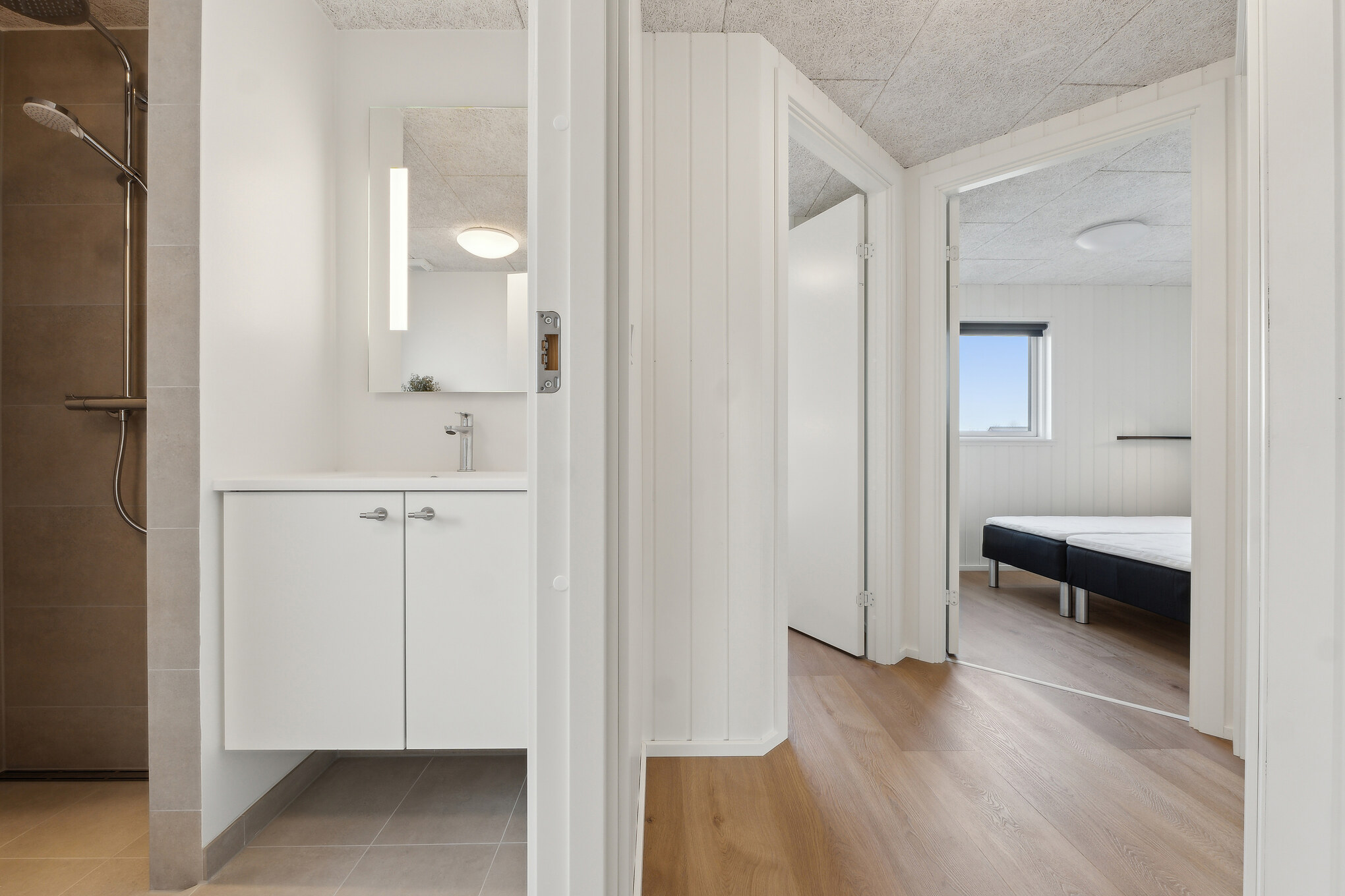 Ett av badrummen i lyxstuga nr 665