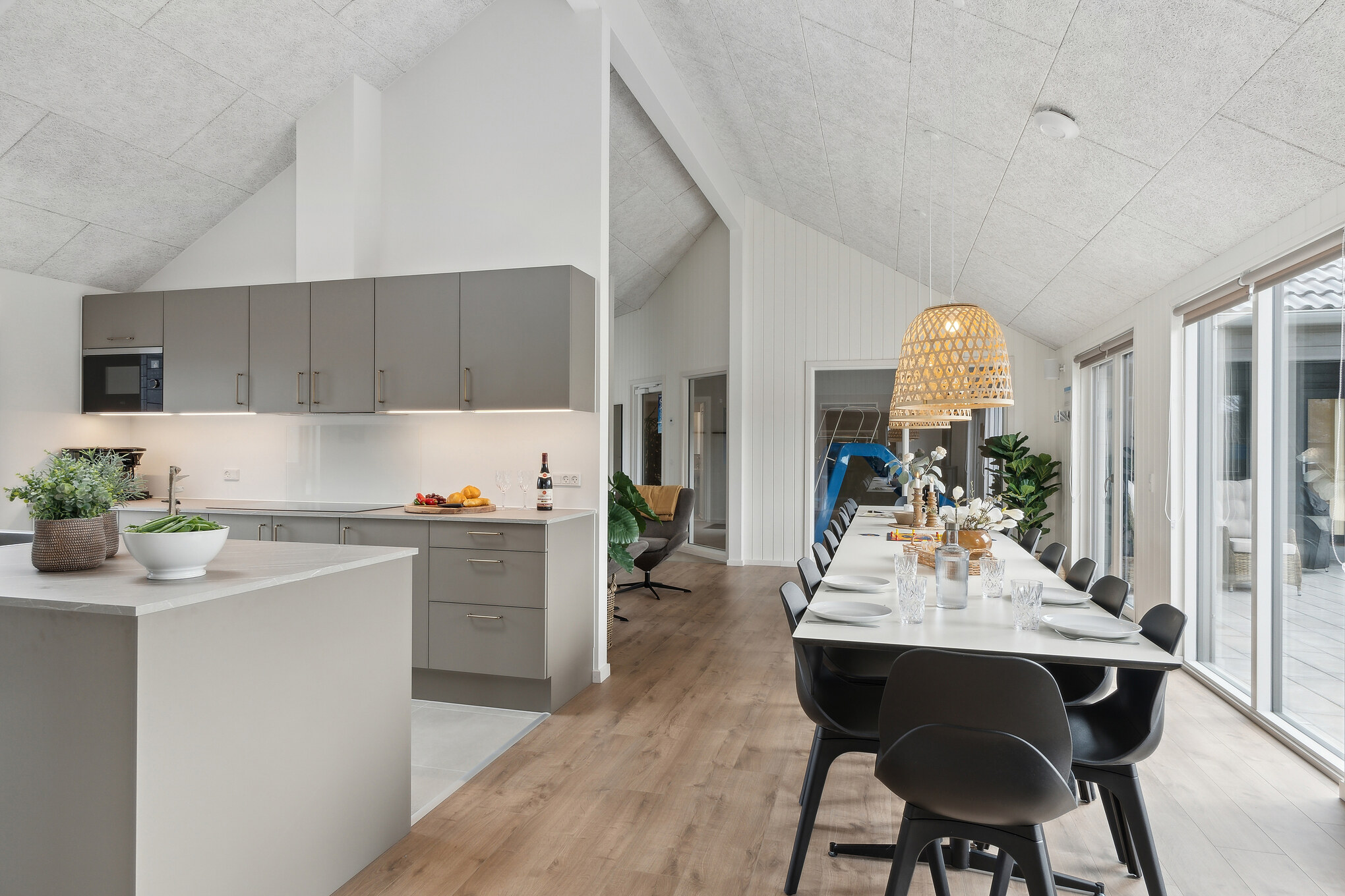 Lyxstuga nr 658 har ett fantastiskt vardagsrum.