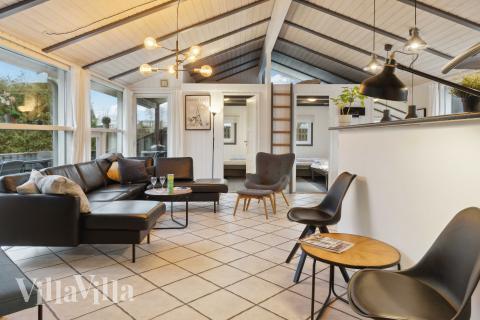 Soffhörnan i lyxstuga 689 i Lolland/Falster/Møn.